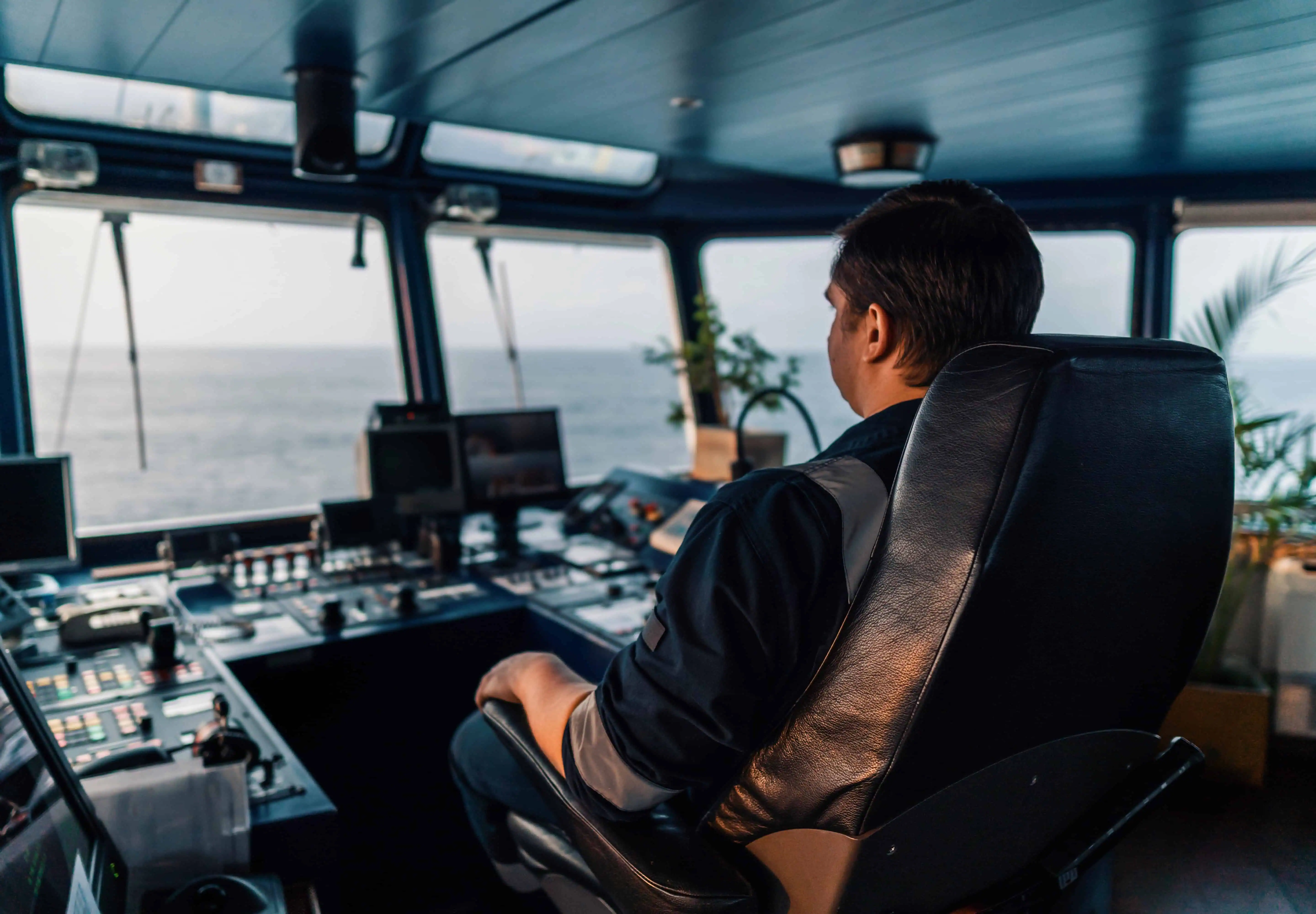 First officer on bridge managing fatigue due to poor roster design