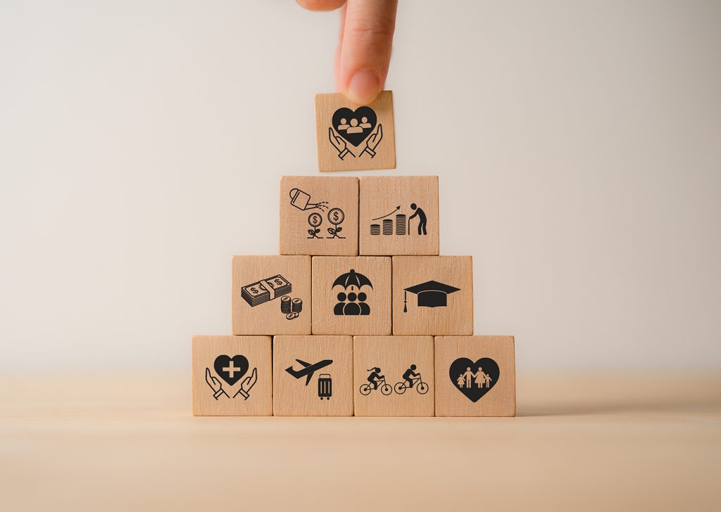 Visualizzazione grafica di un sistema di circuiti di attività riconosciute per l’erogazione del welfare aziendale