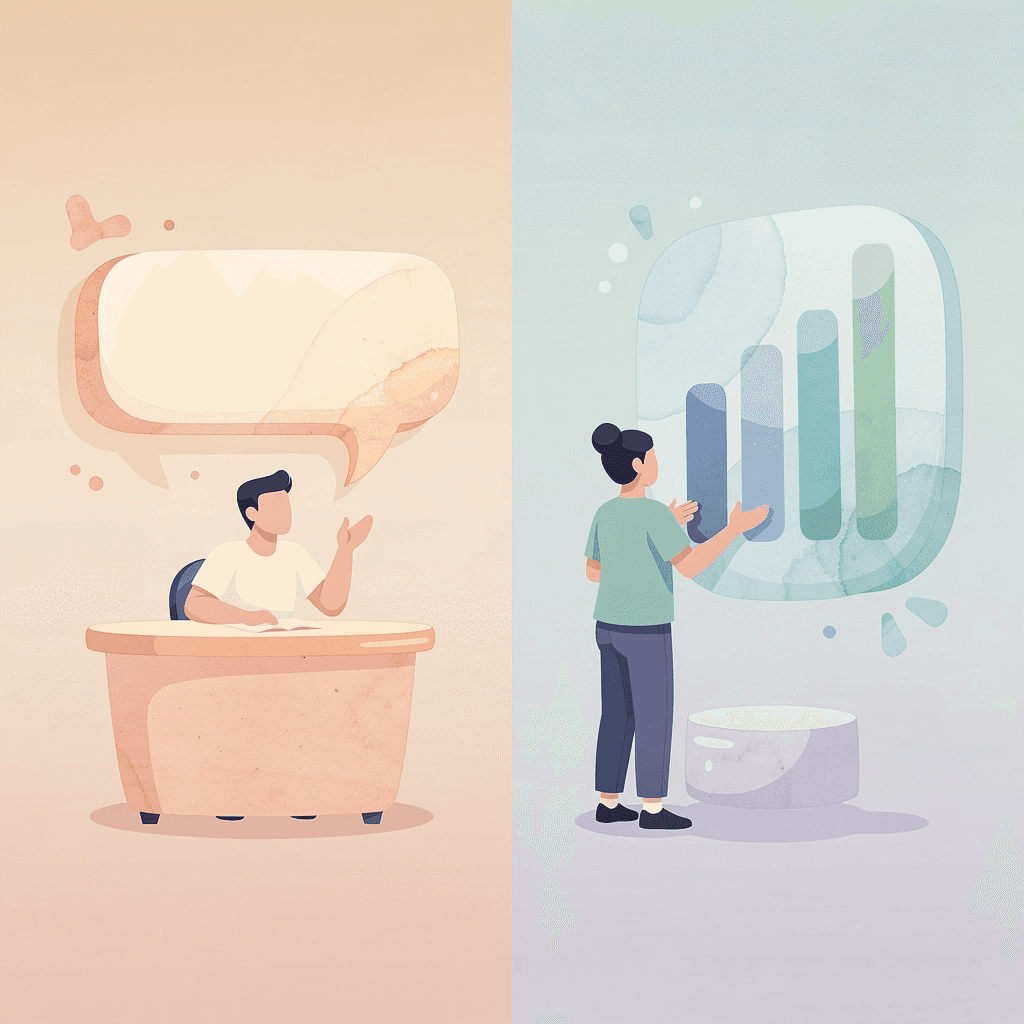 Comparison scene showing poor quality versus professional shirt printing results