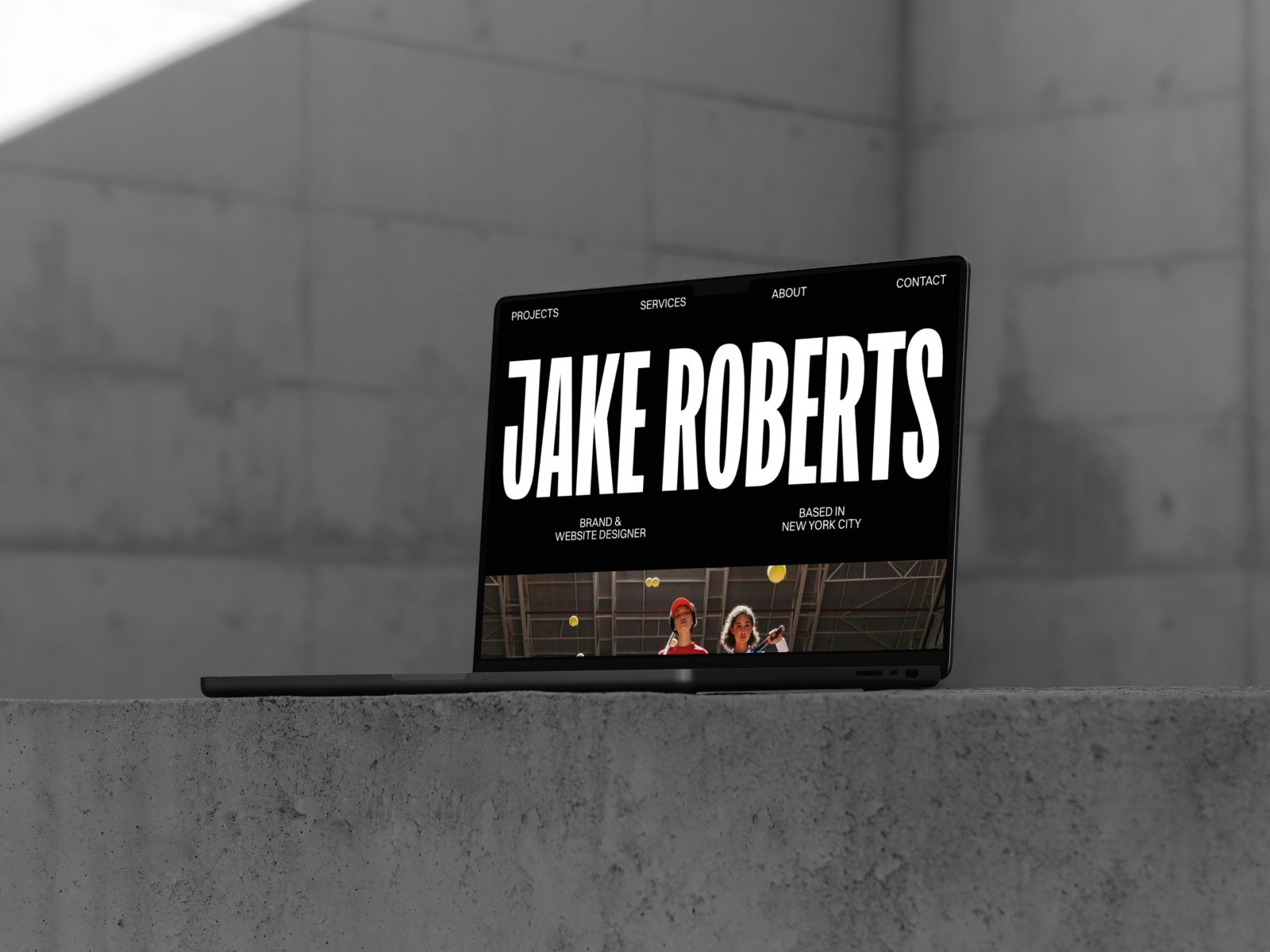 Jake Roberts — 极简作品集网站设计灵感