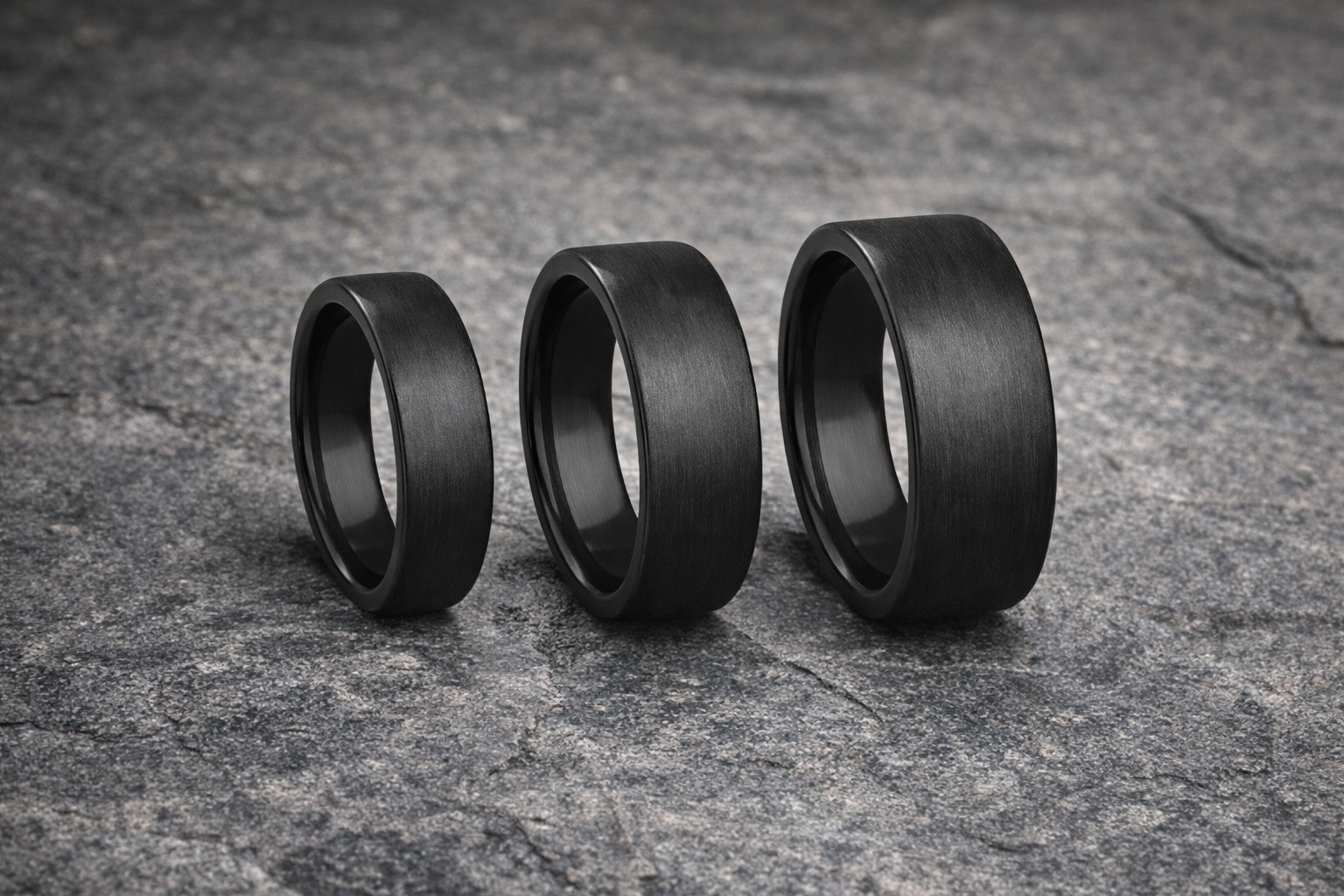 A ring reflects an eye.