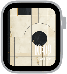 roman salon Apple Watch face preview 4 featuring abstract and modern.