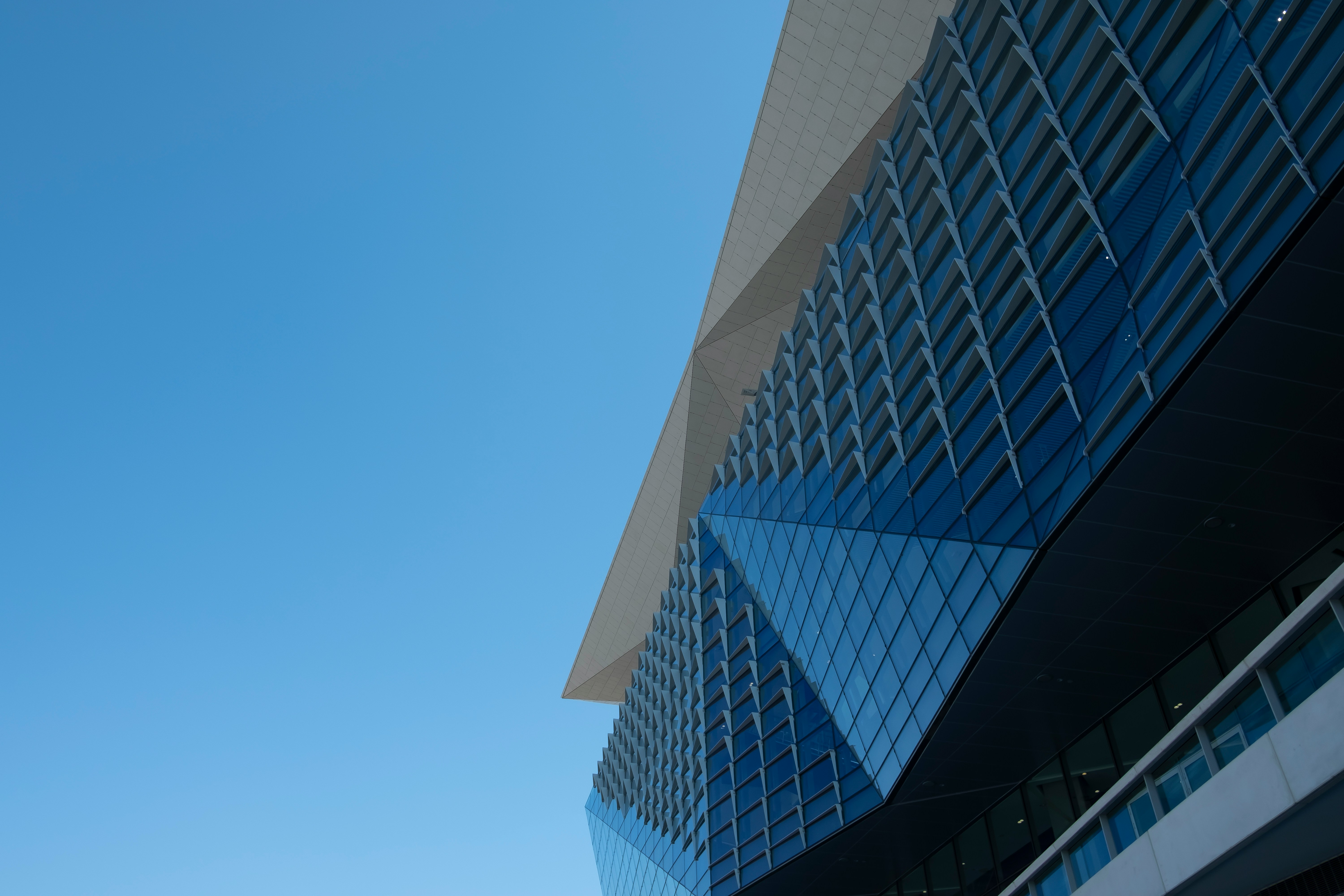 Geometric photo of a building.
