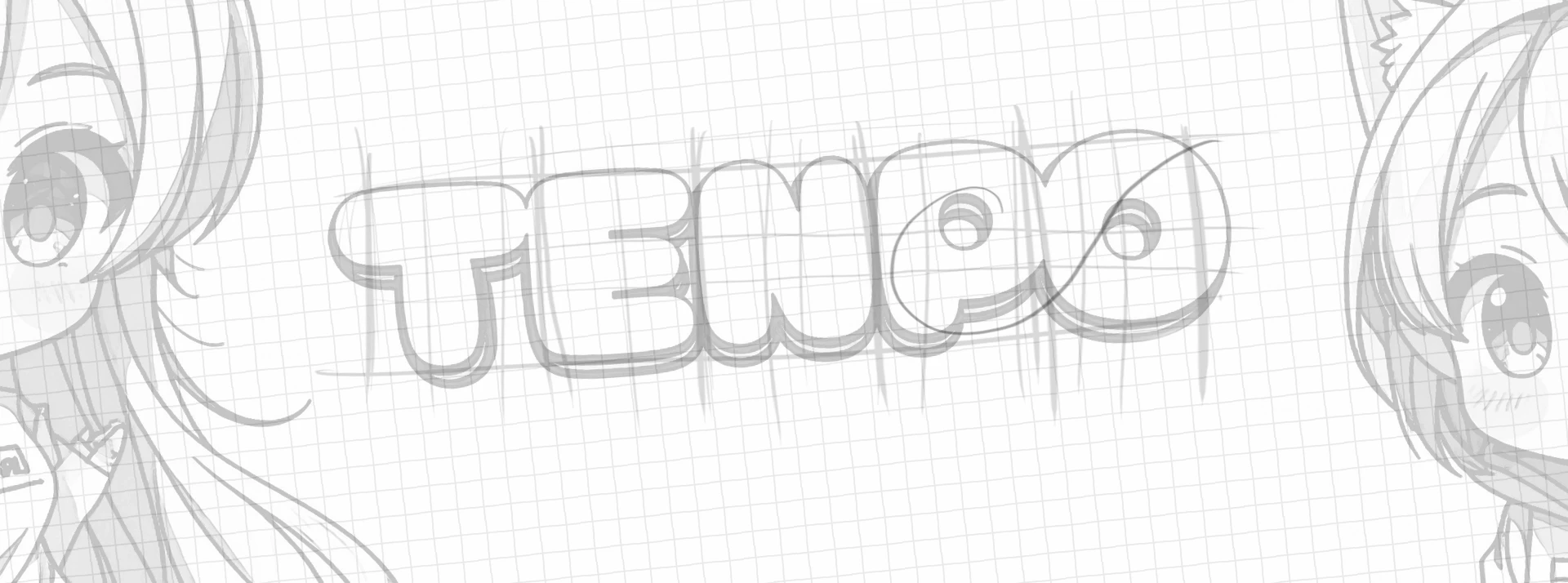Team Creative media Services Tenpo anime store logo sketch branding development 