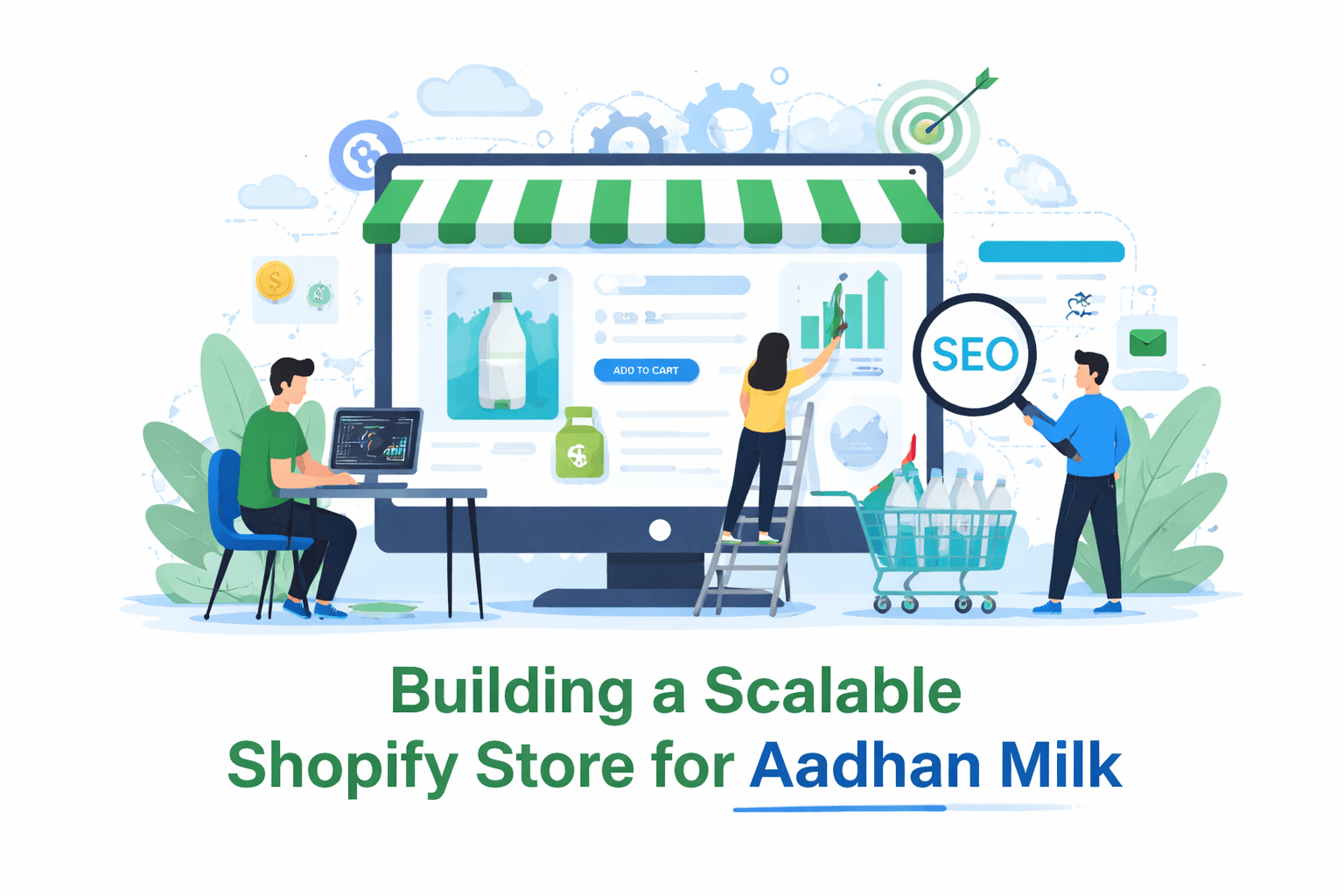 Shopify eCommerce development for Aadhan Milk