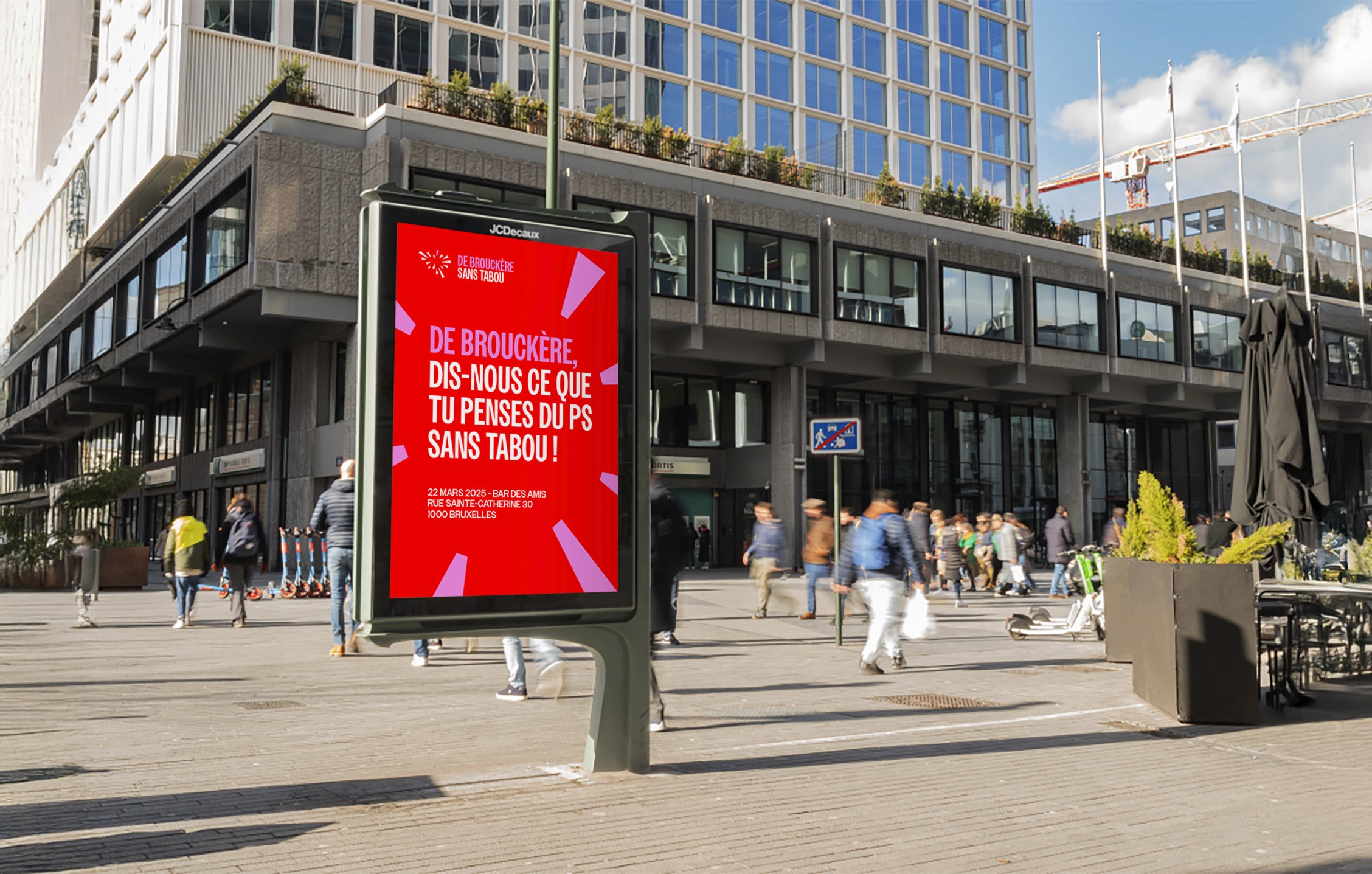 Modern home office setup with a monitor, ergonomic chair, keyboard, and indoor plants near a window with blinds.
