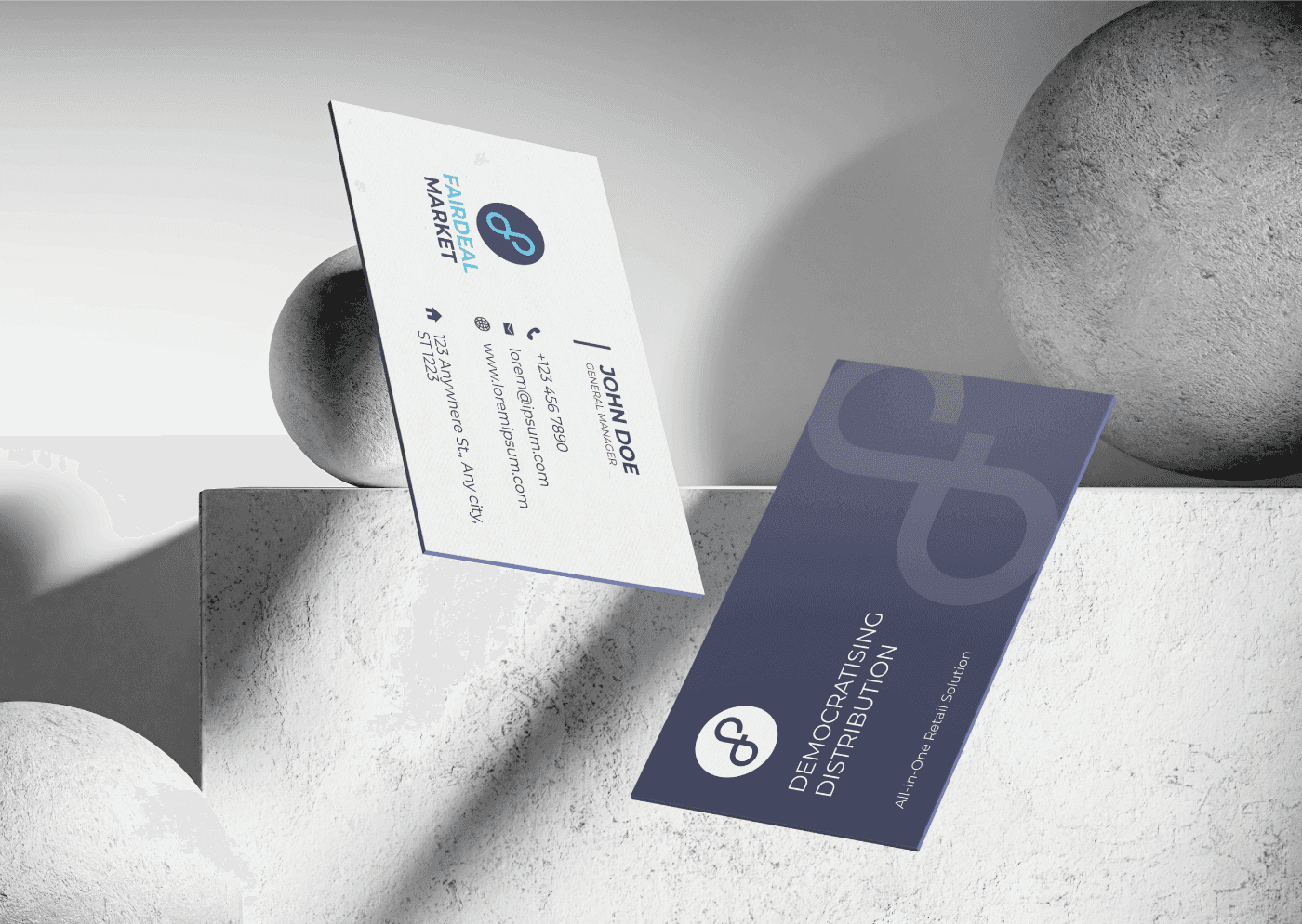 A card designed by the editor suite.