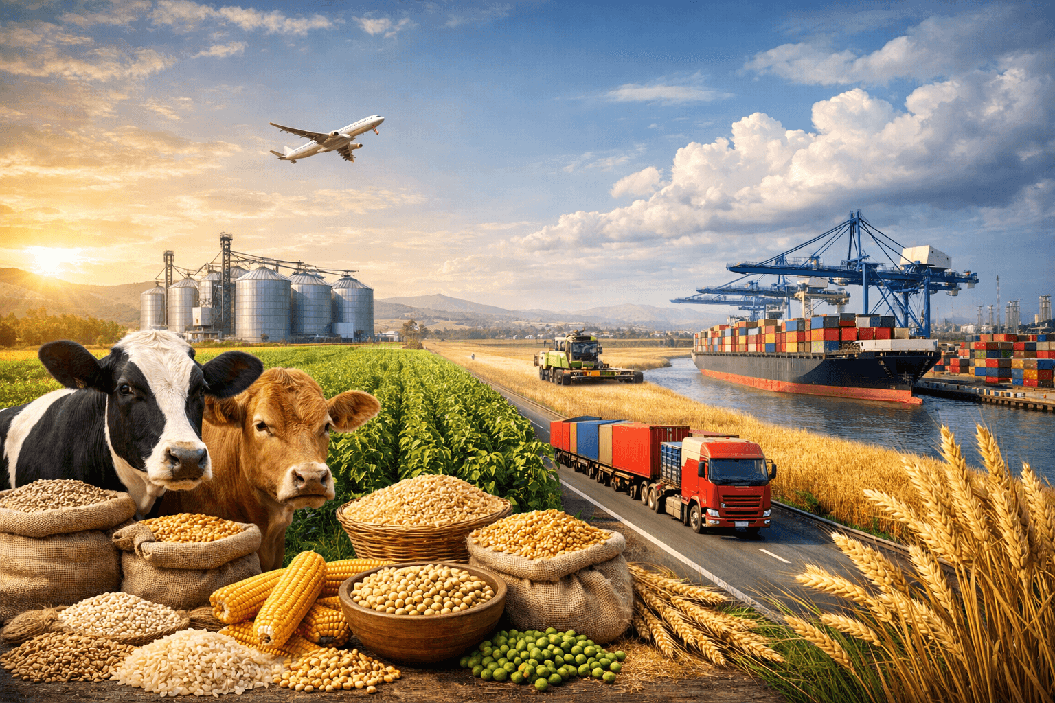 Modern indoor space with large glass doors, lush greenery, and a cozy seating area visible beyond.