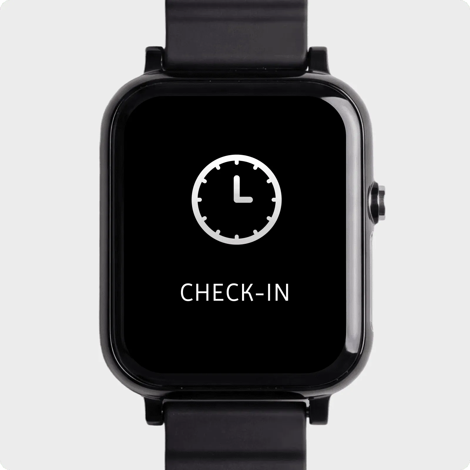 XT901 screen showing the Check-in menu