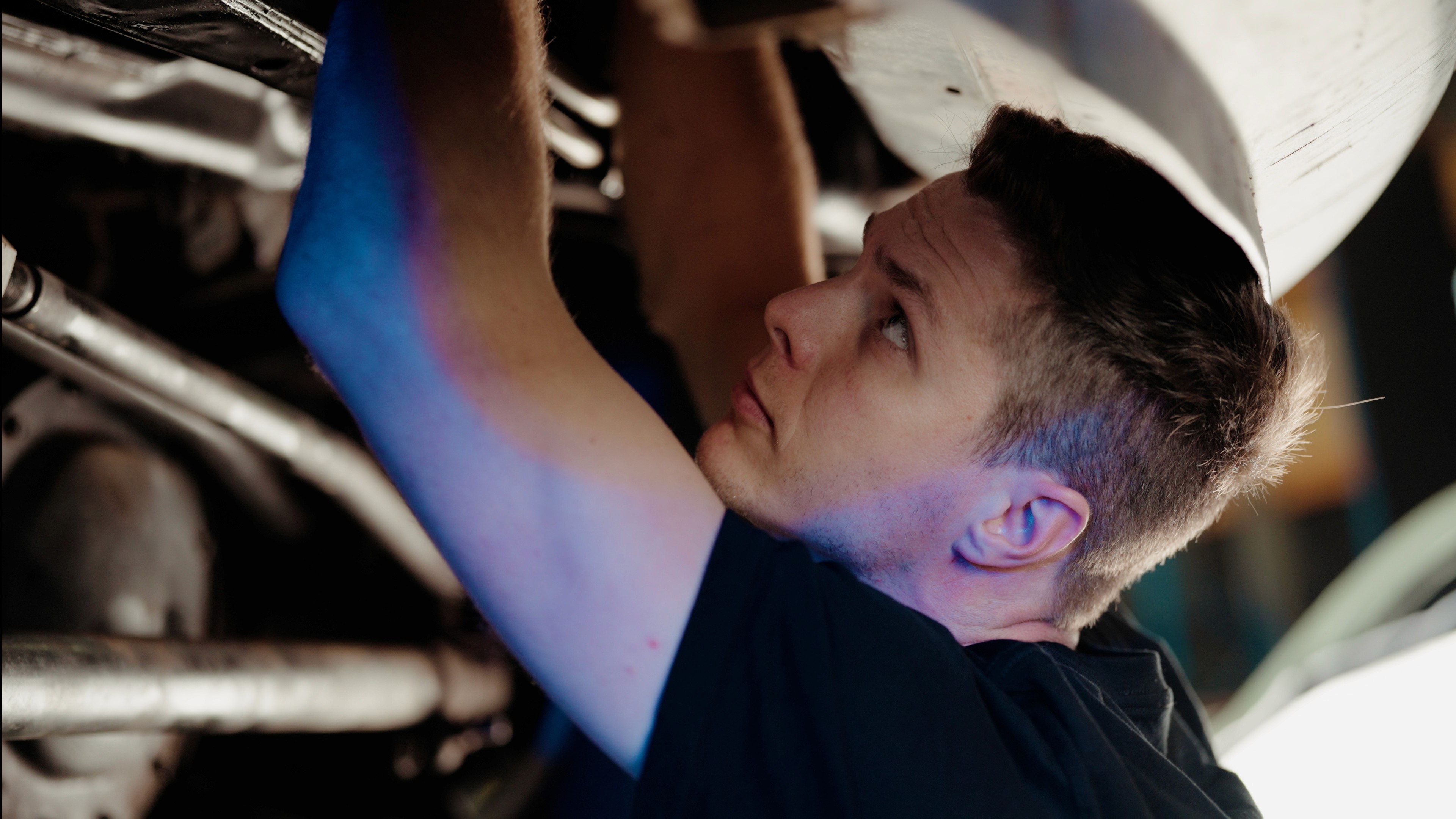 Women On Neon Background