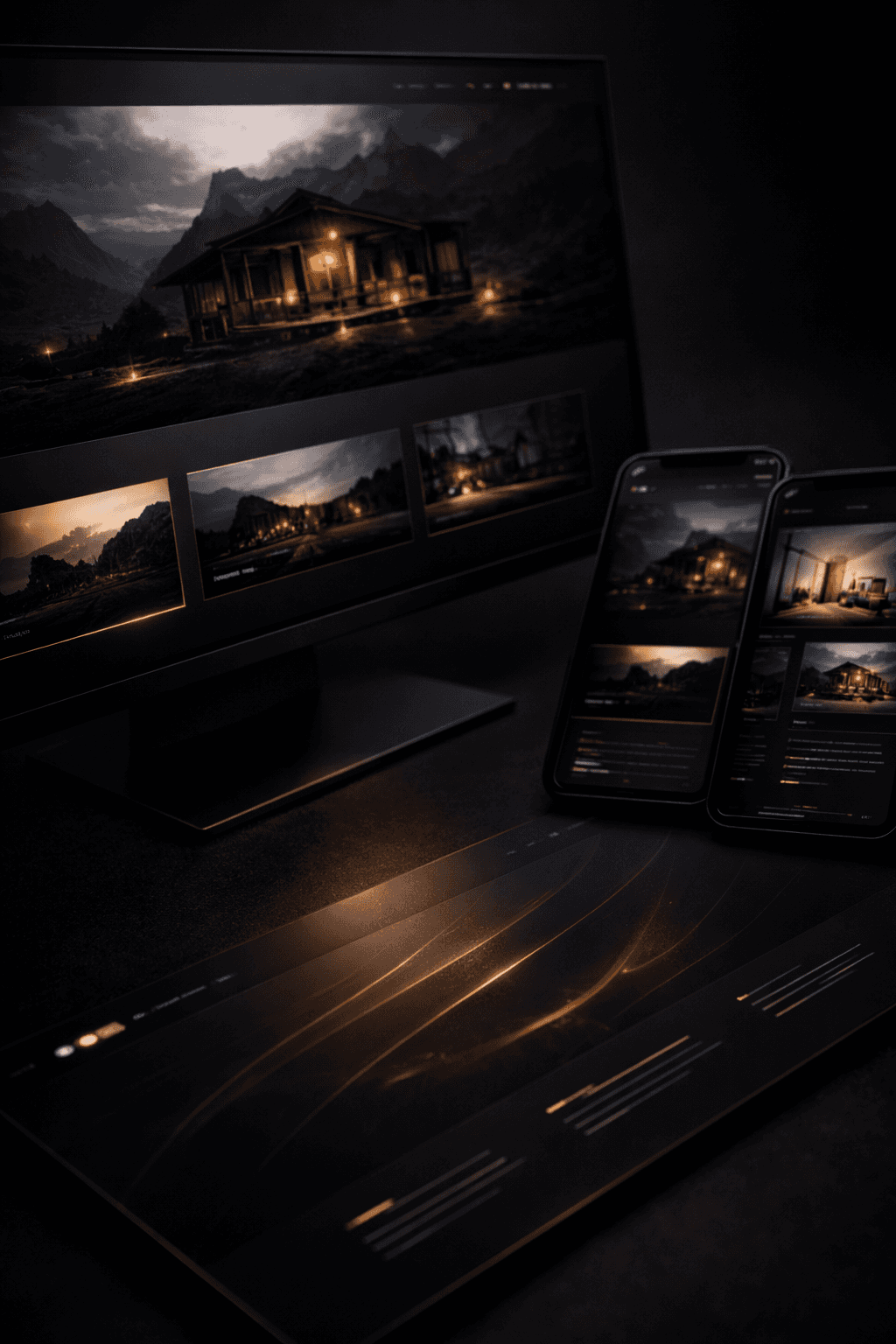 Man Wearing Black Coat