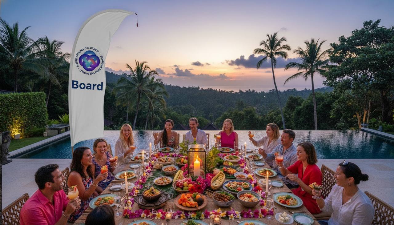 A man learning to surf