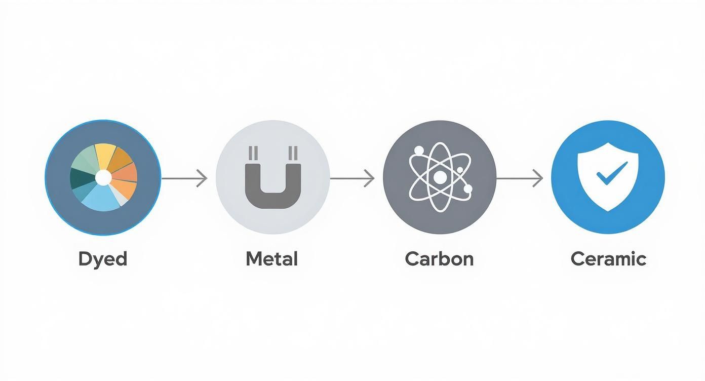 Infographic about mobile window tint