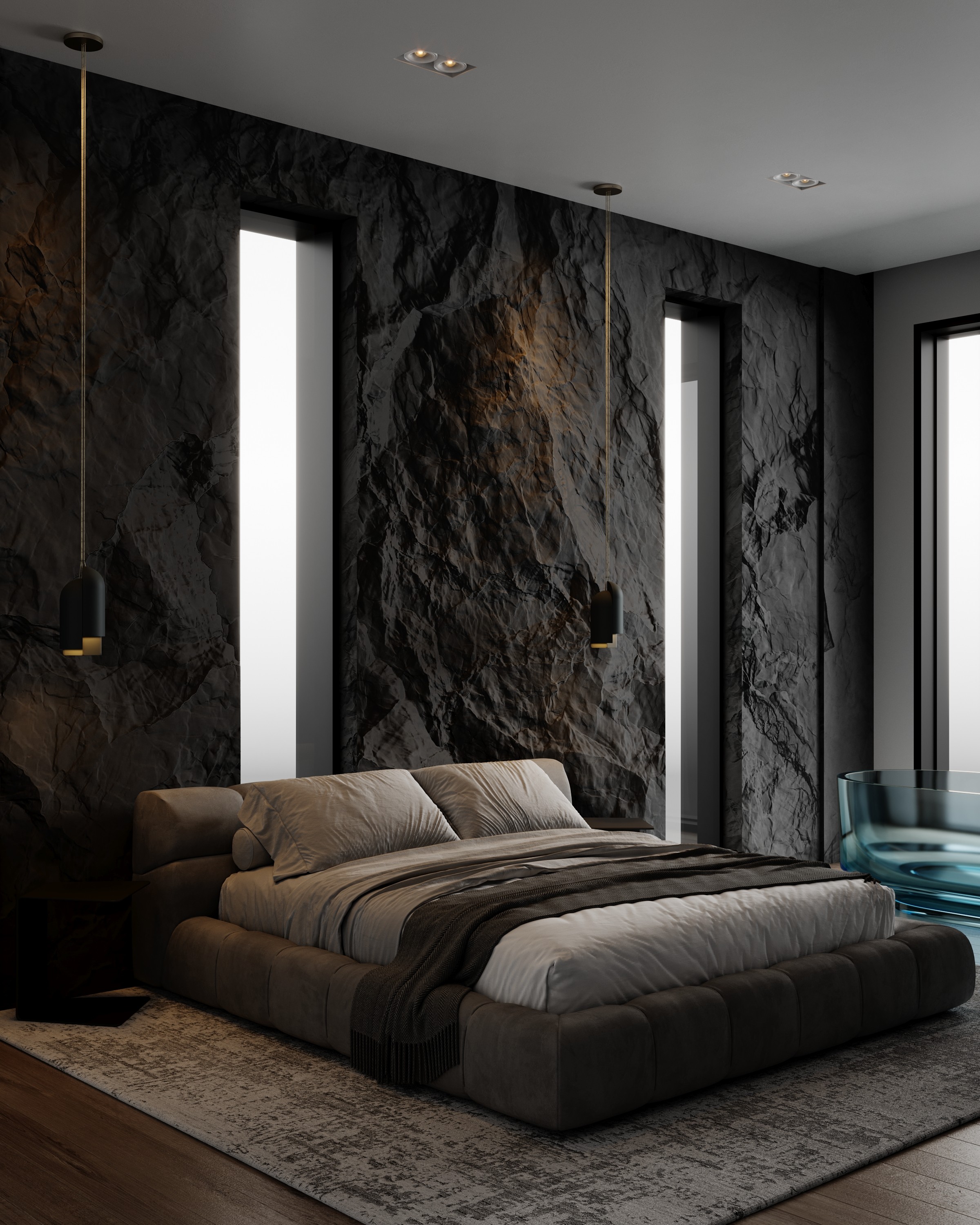 modern minimal bedroom