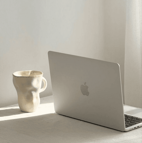 Chrome gradient cube with rounded edges on a white background—minimal 3D object for modern product design.