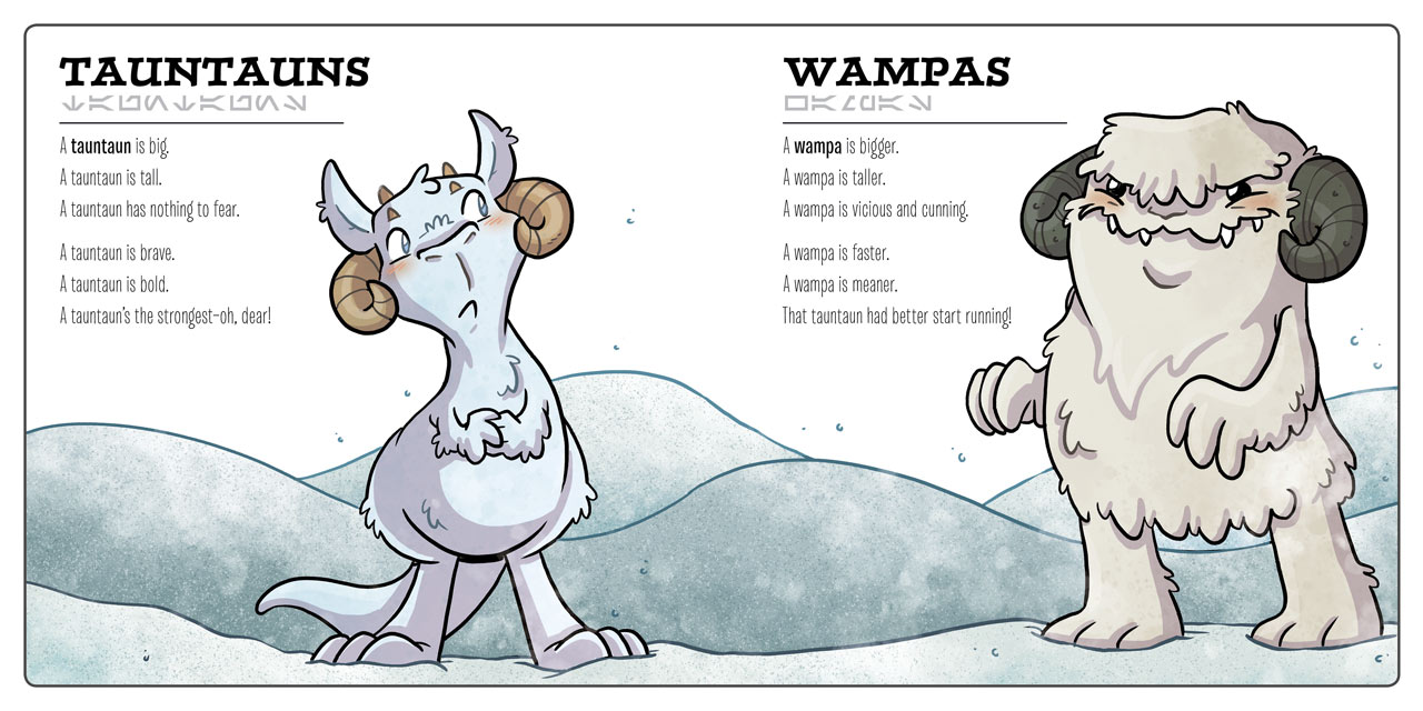 Tauntauns & Wampas from Star Wars Creatures Big & Small