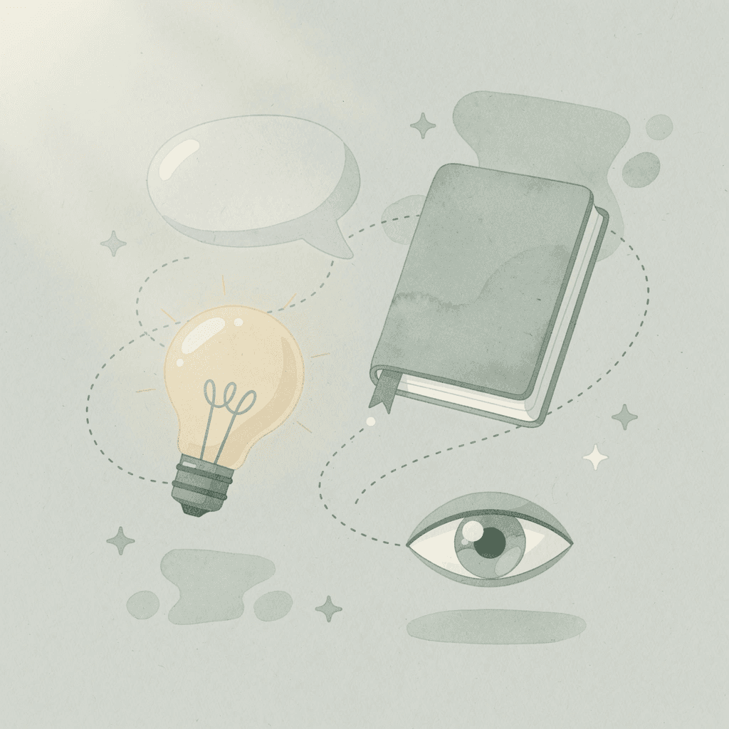 Scene illustration showing six pricing tiers floating around a central concept