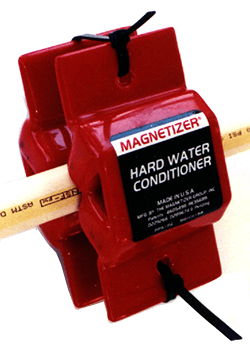 Magnetizer® RWE‑1 residential water energizer — chemical‑free water softening device.