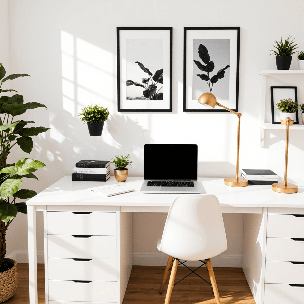 product photography of Home Office Setup