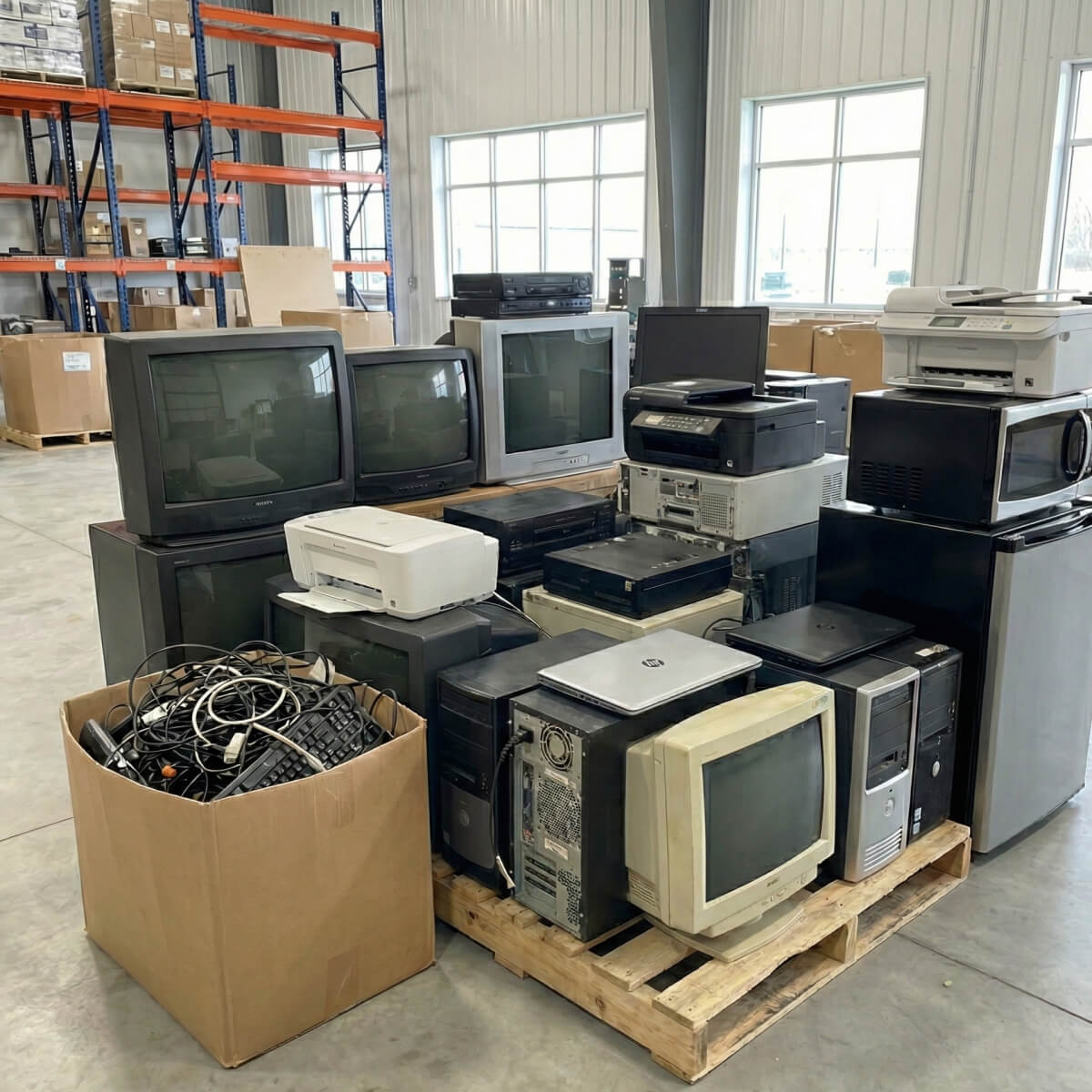 Lake City Junk Removal electronic removal examples