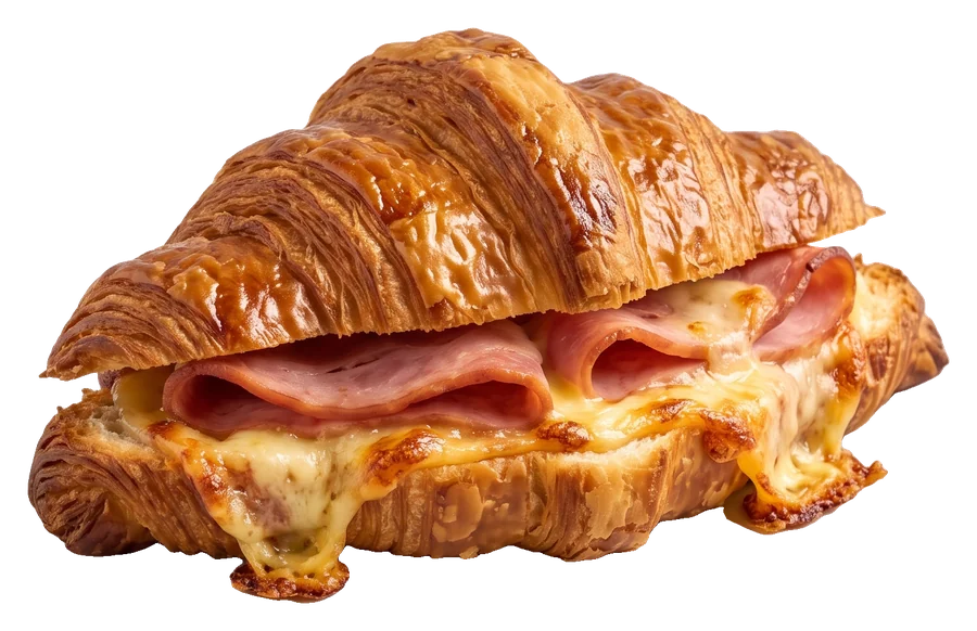 Ham & cheese croissant