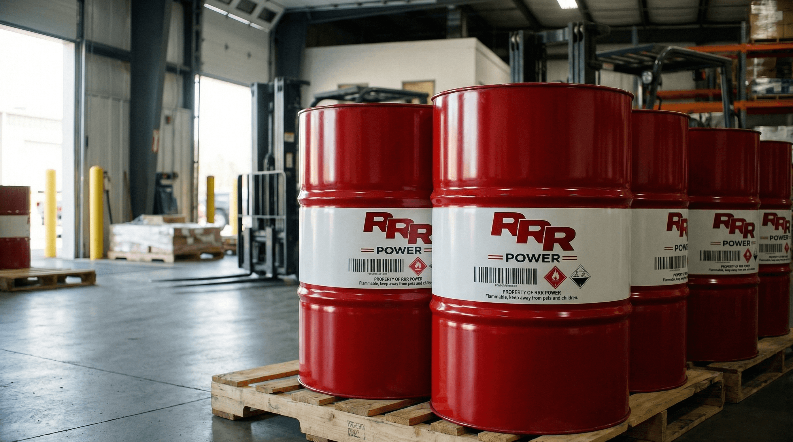 A dynamic, close-up action shot of a tennis player mid-swing.