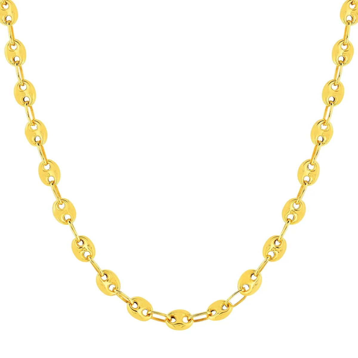 Collier en or jaune 375