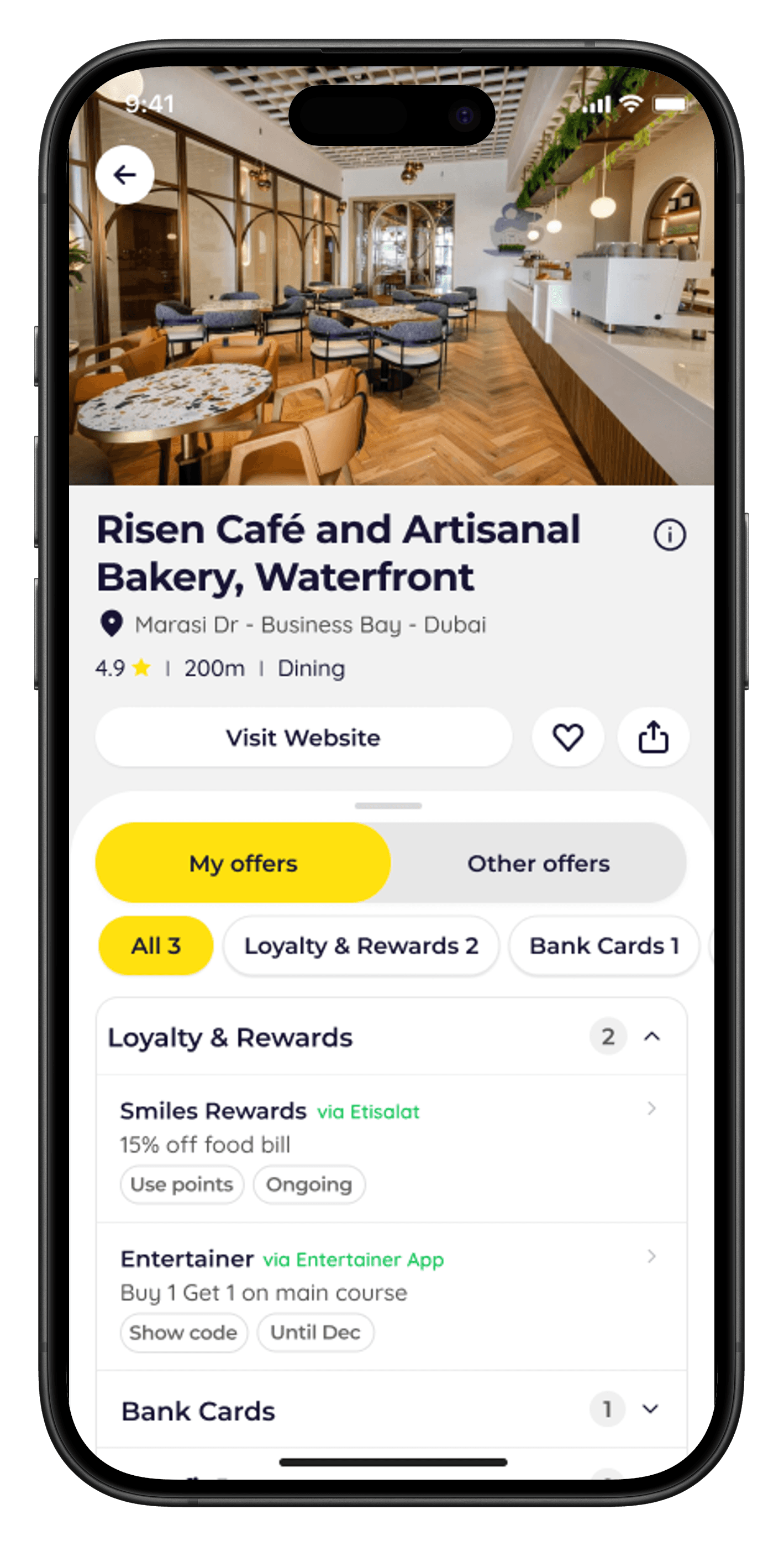 DiscGo App Venue Page
