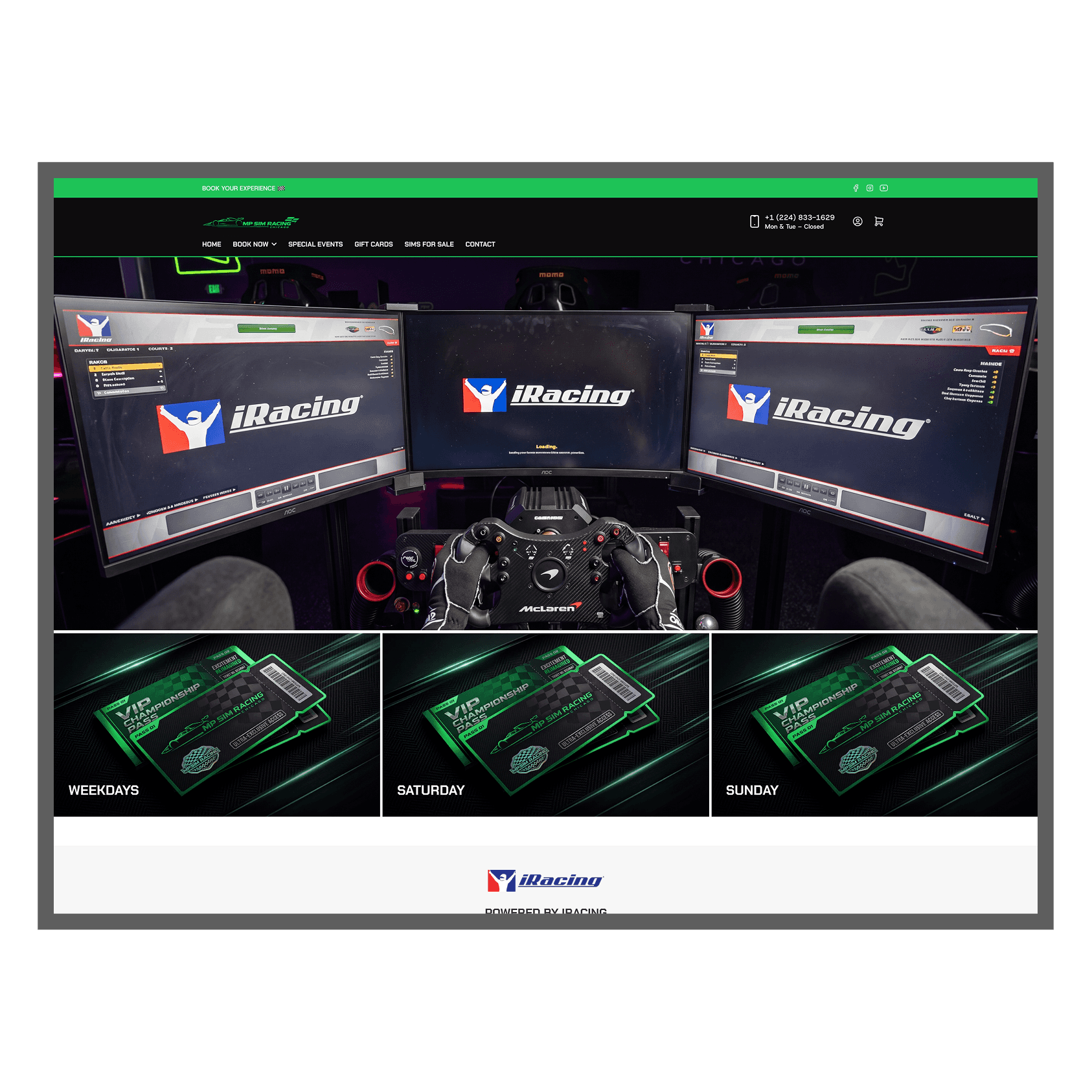 Mpsimracingchicago - Custom Shopify Store