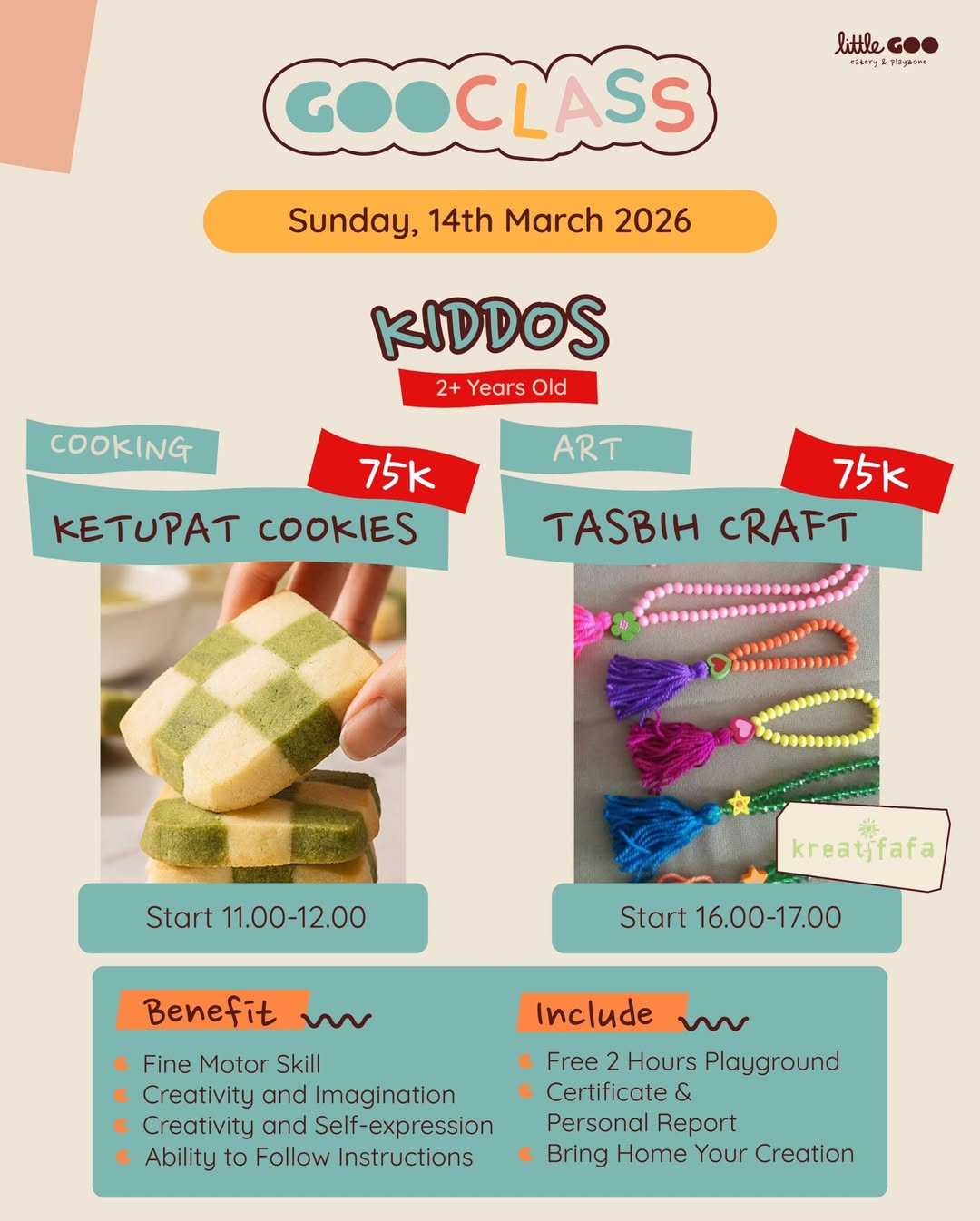 class weekly littlegoo yogyakarta