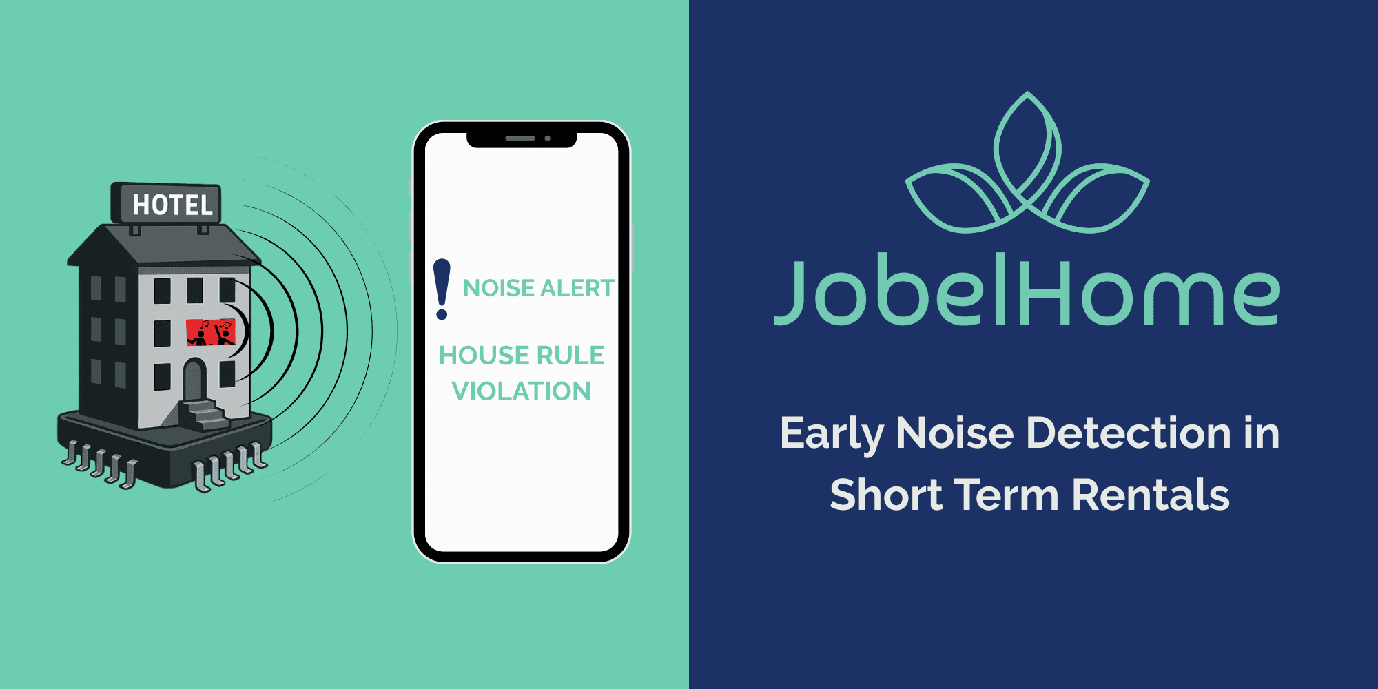 Early noise alerts for short term rentals to prevent neighbour complaints