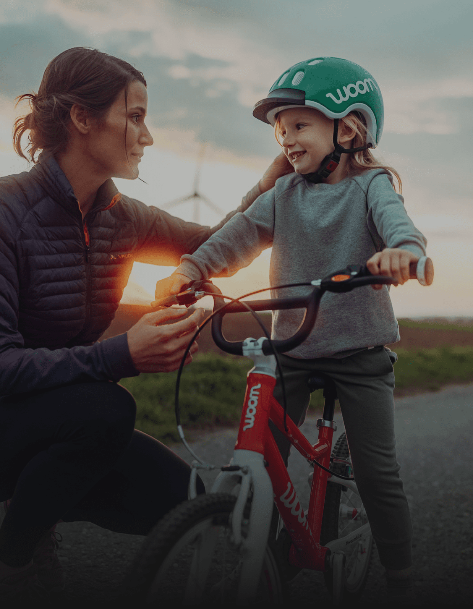 Mom and Child Rider