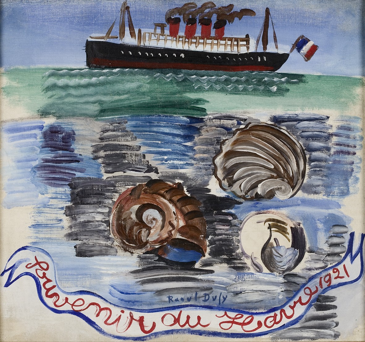 Een schilderij in de nieuwe tentoonstelling van Singer Laren