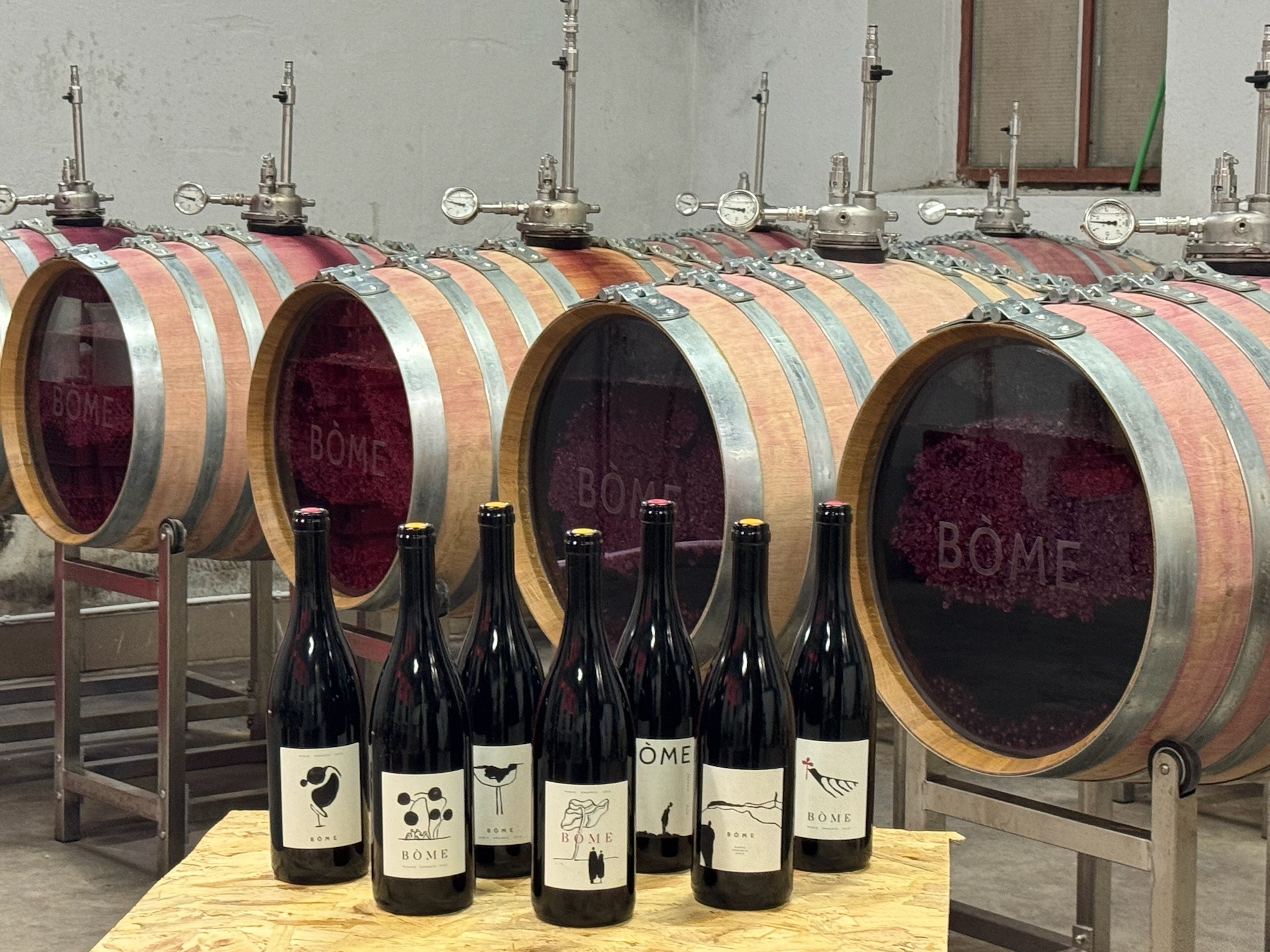 Bome barrels and bottles