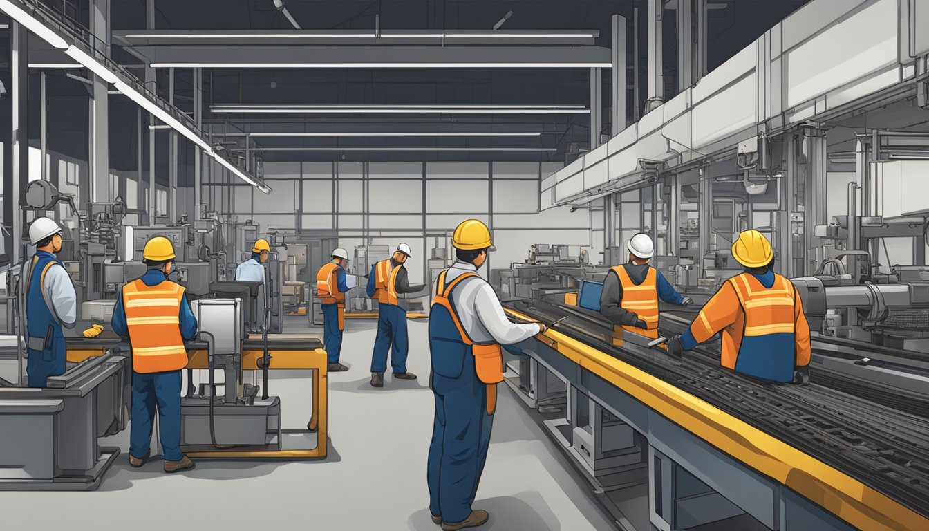 Diese lebendige Illustration zelebriert die Hingabe und das Können von Blue-Collar-Arbeitern, die täglich an vorderster Front stehen, um unsere Gesellschaft am Laufen zu halten. Entdecken Sie die Vielfalt handwerklicher Berufe.