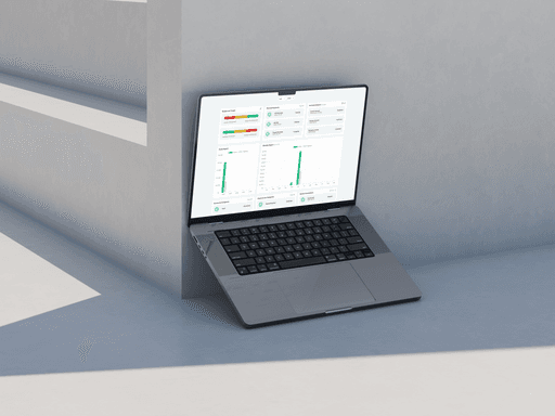 Expense Tracker web app mockup