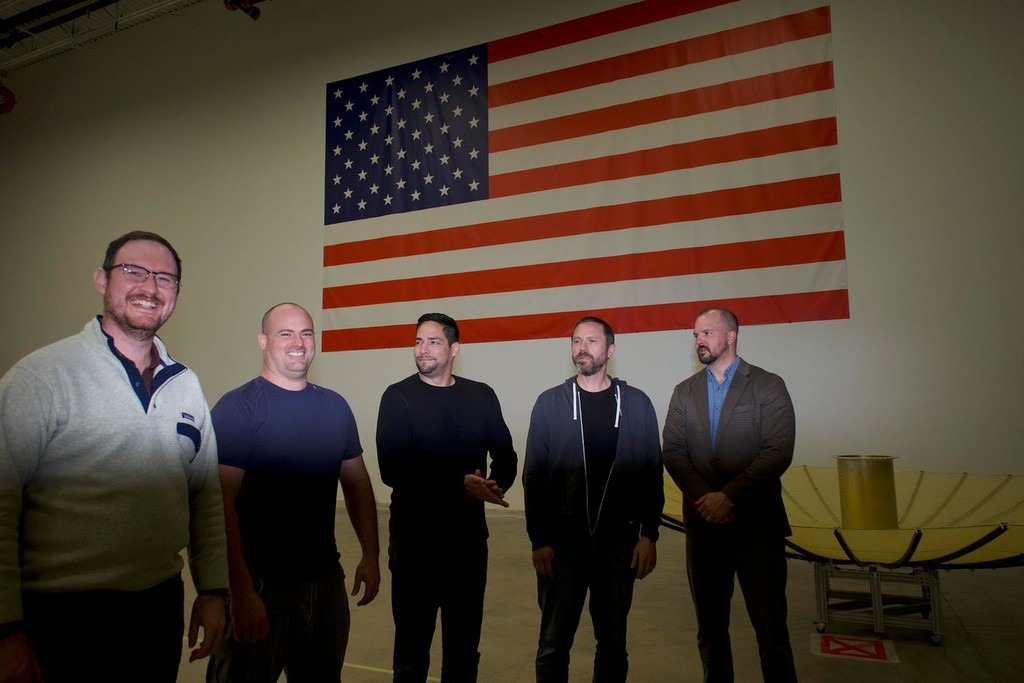 Umbra team and hardware in Santa Barbara