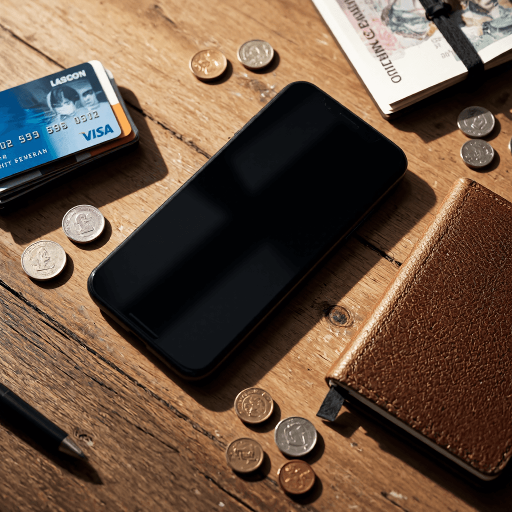 product photography of a smartphone