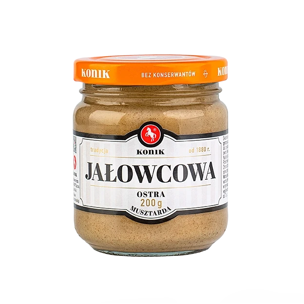 Słoik Musztardy Jałowcowej Konik