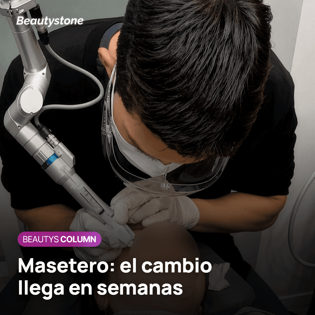 Zona del mentón y la mandíbula en los días posteriores al tratamiento