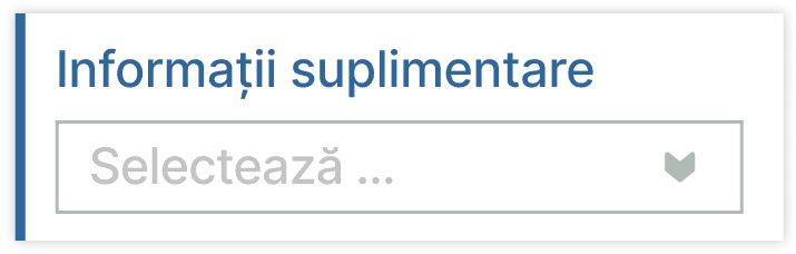 Căutare după informații suplimentare despre pacienți.