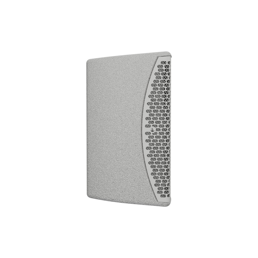 Gray speaker with perforated side