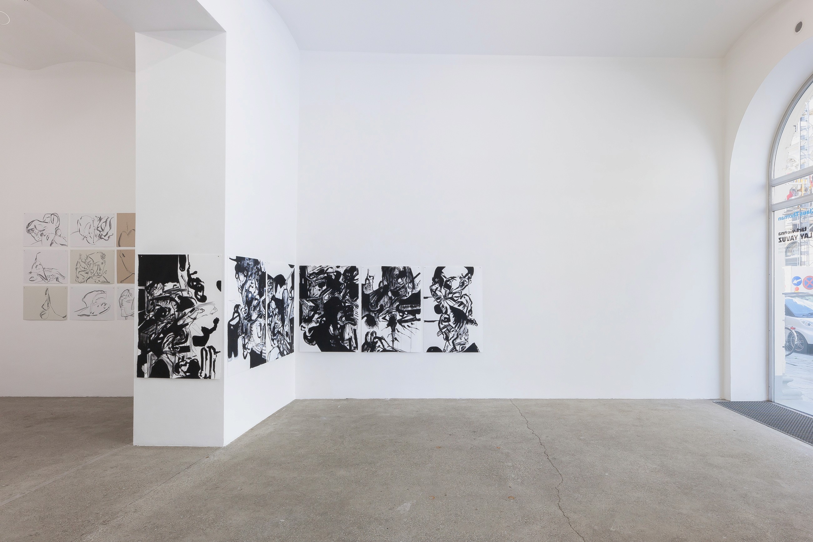 I could stay up all night and make mistakes, and none of them would count. Installation view, 2022. Galerie Elisabeth & Klaus Thoman, Vienna. 