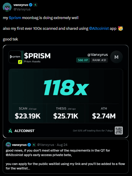 Twitter testimonial screenshot