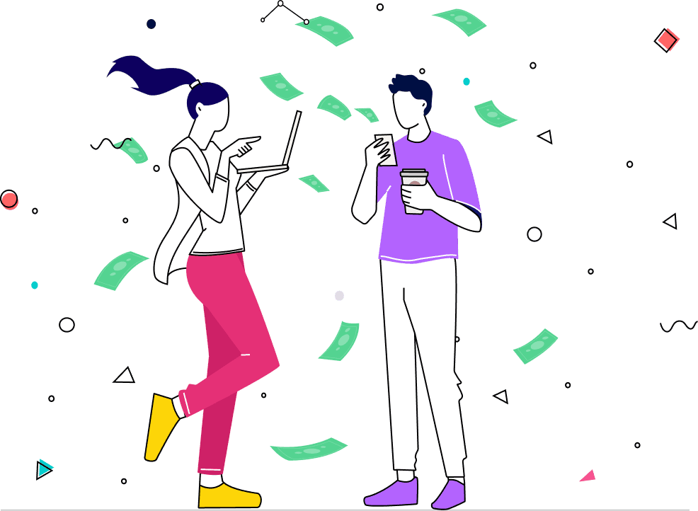 Users in celebration mode