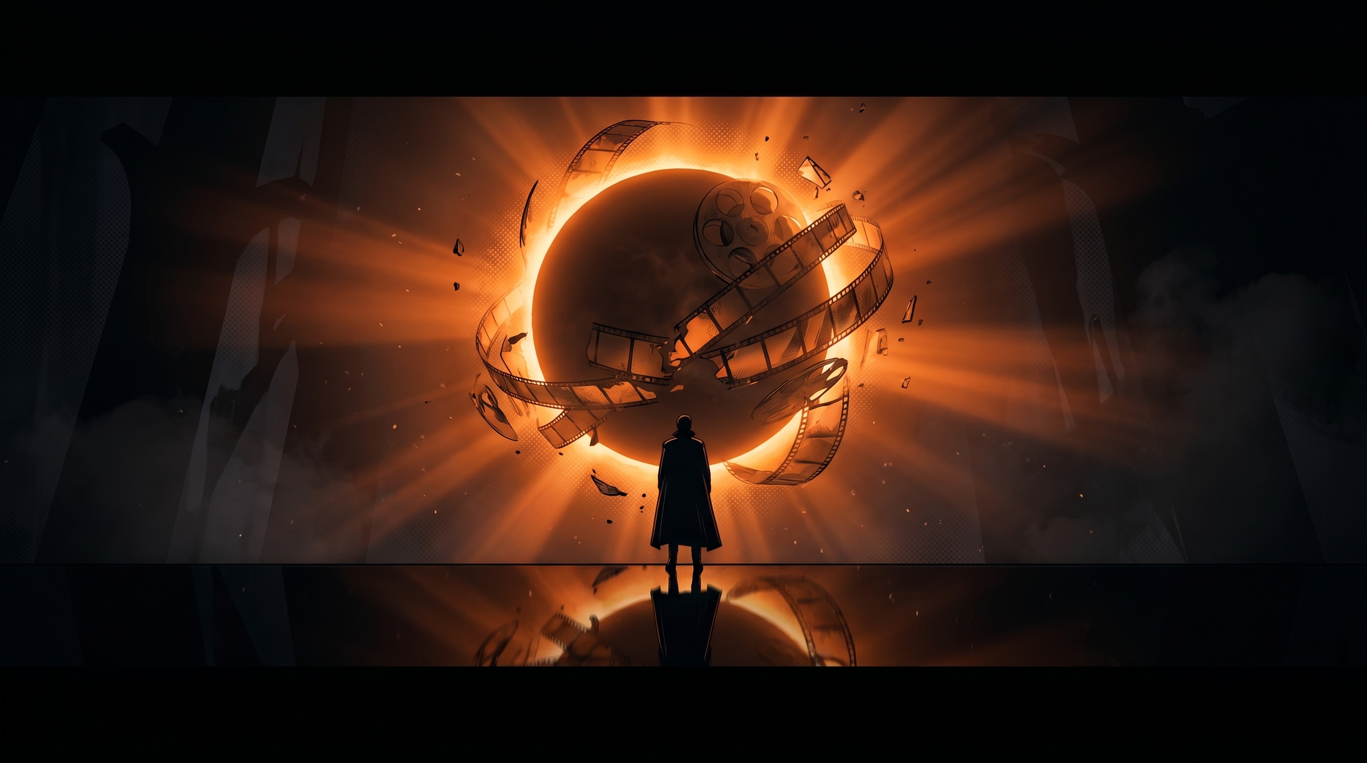 orange red helmet background