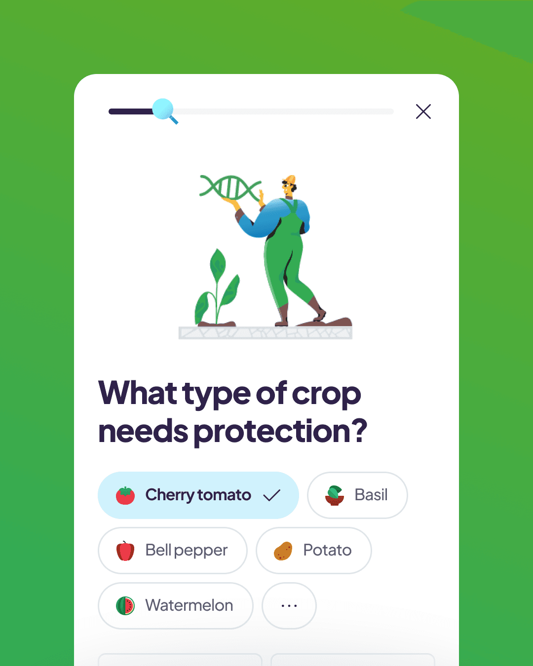Mobile application for crop protection