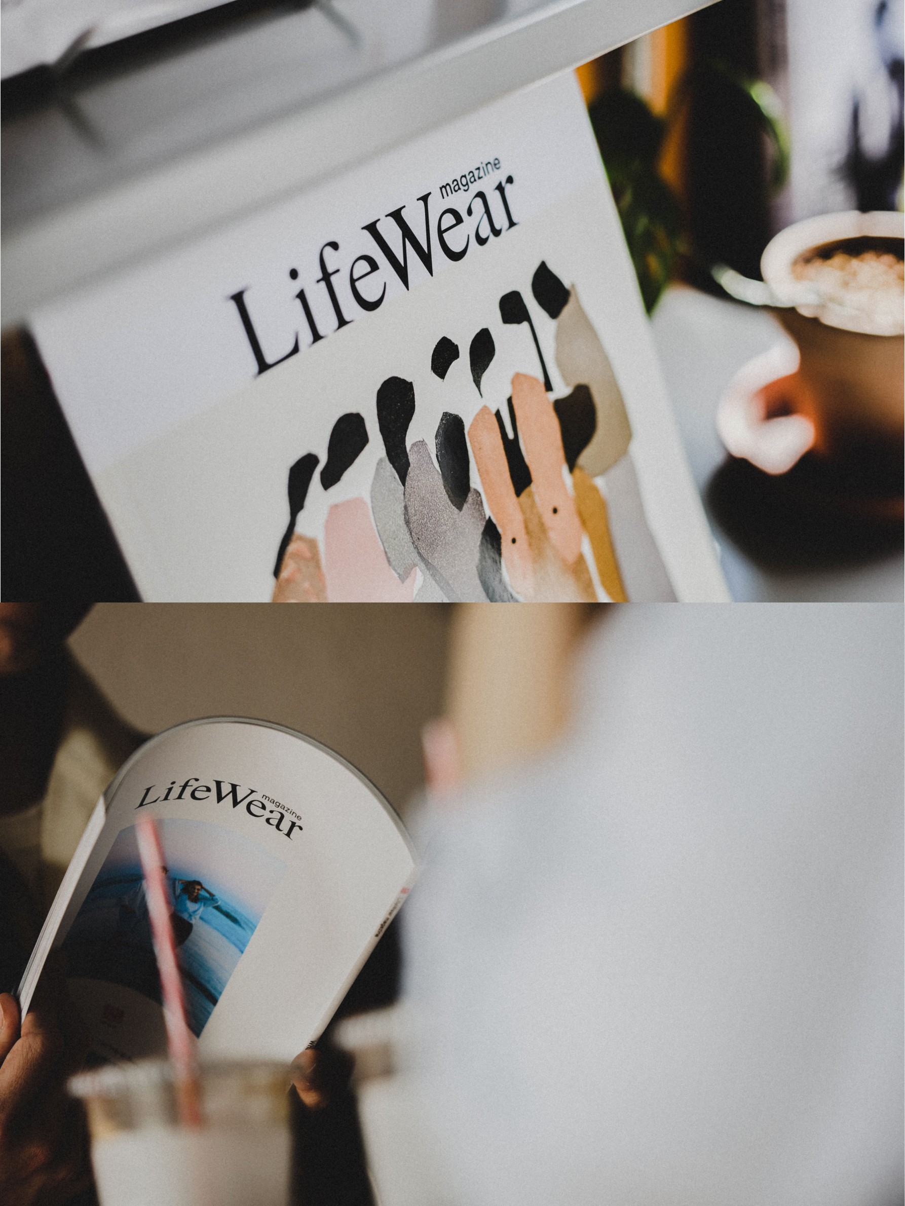 "LifeWear Magazine: Front and Back."