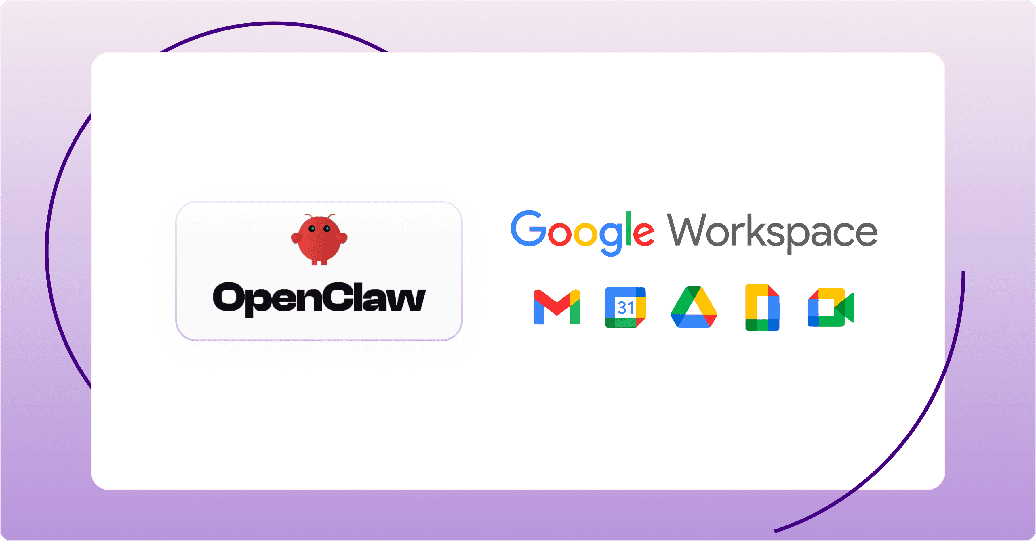 The most popular Google Workspace workflows from the OpenClaw community — inbox triage, morning briefings, meeting prep, and more. Connect Gmail, Calendar, and Drive through Venn and use them across Claude, ChatGPT, Cursor, and OpenClaw.