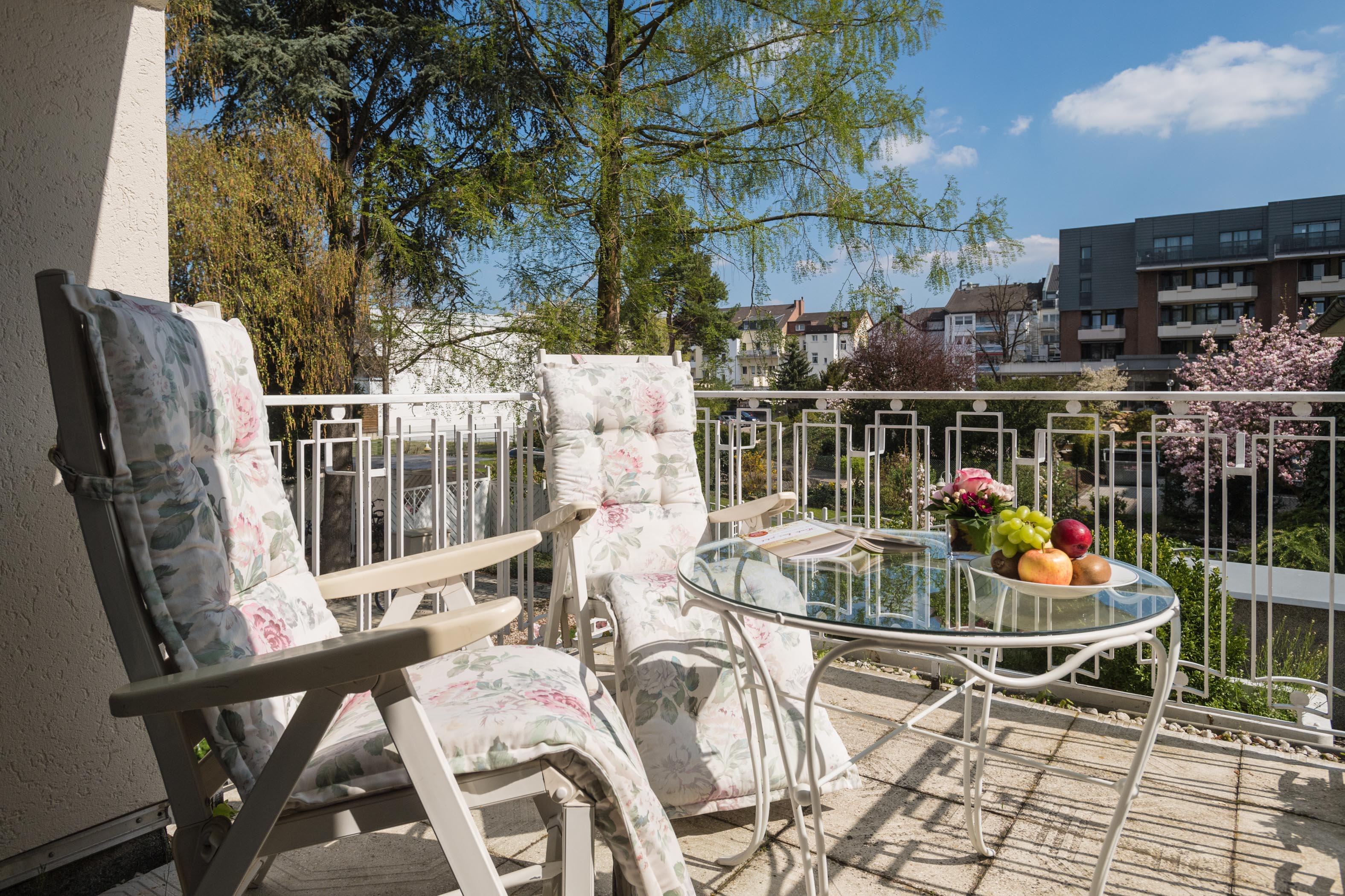 Junior Suite mit Loggiabalkon zur Gartenseite 55 qm